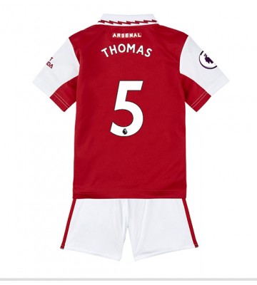 Arsenal Thomas Partey #5 Hjemmedraktsett Barn 2022-23 Kortermet (+ Korte bukser)